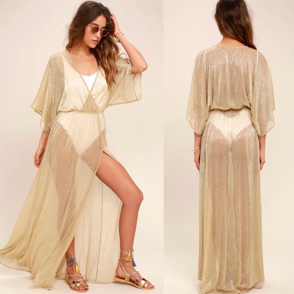 sheer maxi cover up